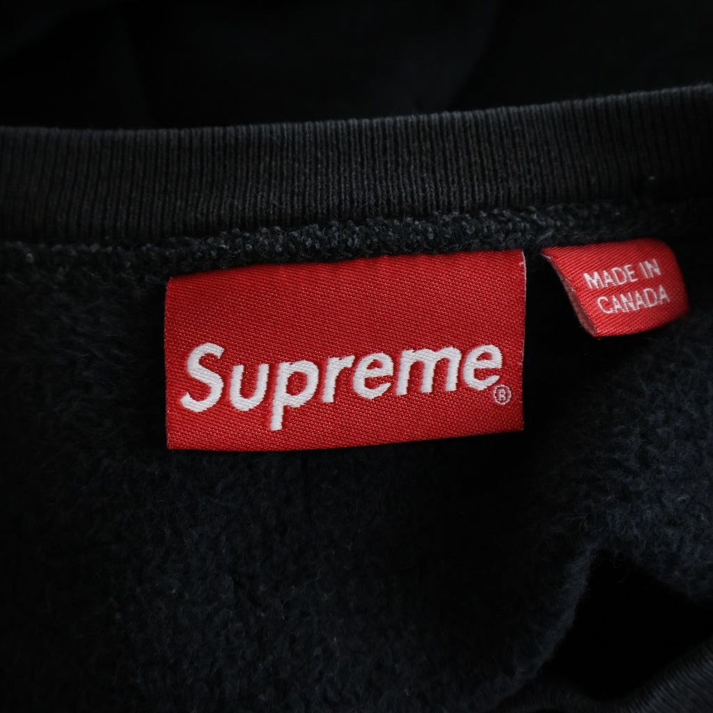 SUPREME(シュプリーム) 19AW Breed Crewneck ブリード クルーネック ロゴデザイン スウェット トレーナー ブラック