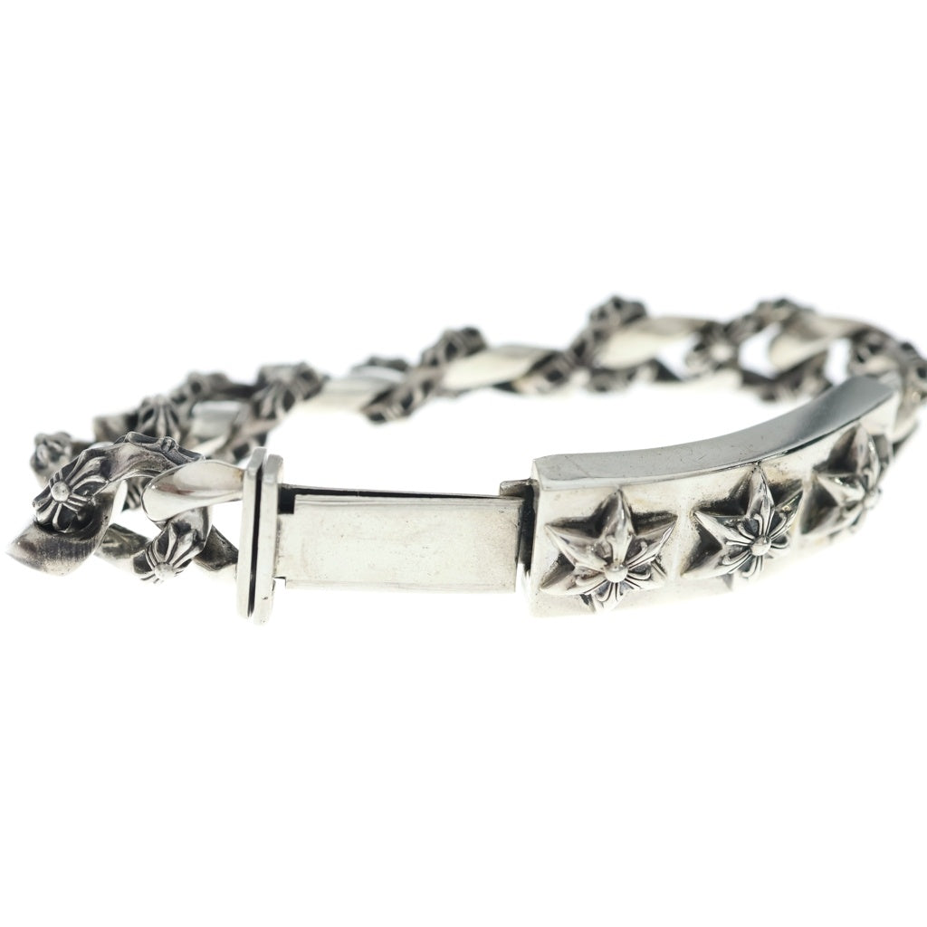 CHROME HEARTS(クロムハーツ) ID 3 STAR スリースター IDファンシーリンク ブレスレット 13LINK シルバー