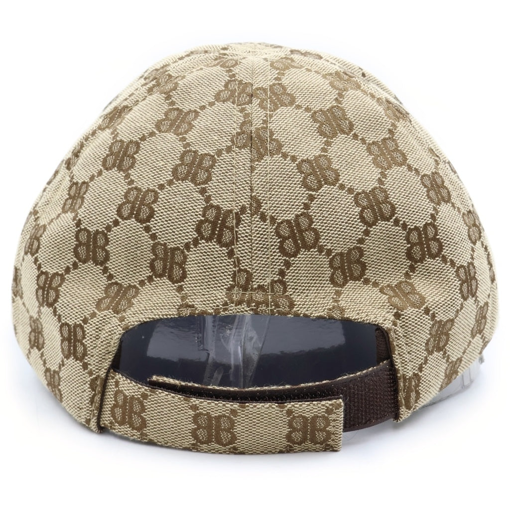 GUCCI(グッチ) ×BALENCIAGA バレンシアガ ザハッカープロジェクト キャンバスキャップ 帽子 ベージュ 680717