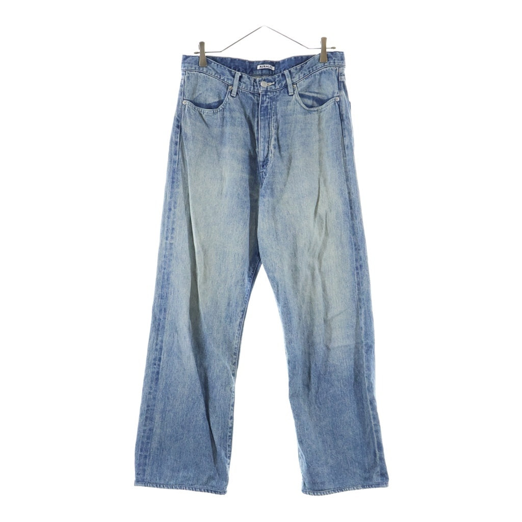AURALEE(オーラリー) SELVEDGE FADED LIGHT DENIM セルビッジフェードライトデニム ボトムス ブルー A23APO2DE