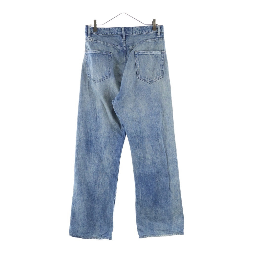 AURALEE(オーラリー) SELVEDGE FADED LIGHT DENIM セルビッジフェードライトデニム ボトムス ブルー A23APO2DE