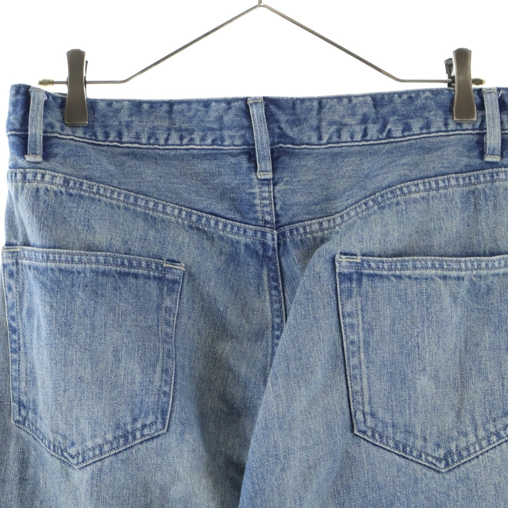 AURALEE(オーラリー) SELVEDGE FADED LIGHT DENIM セルビッジフェードライトデニム ボトムス ブルー A23APO2DE