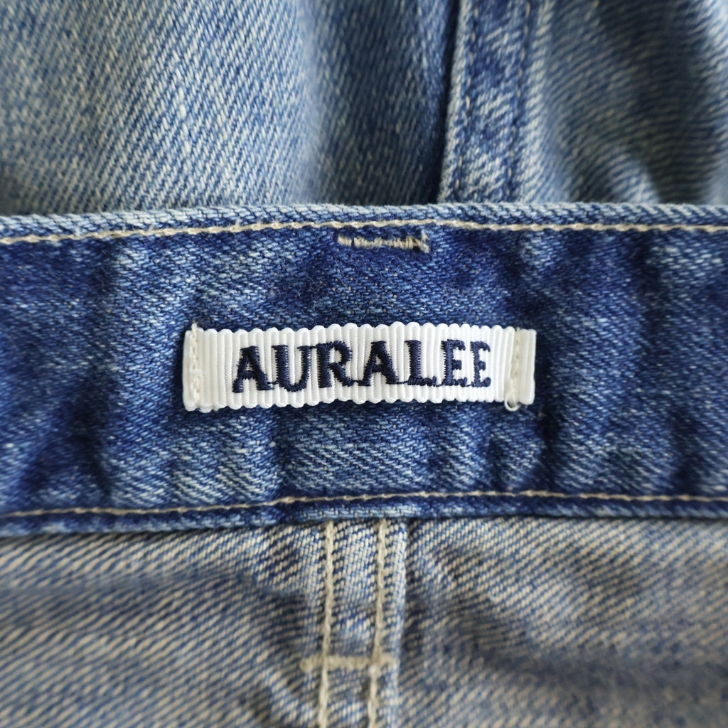 AURALEE(オーラリー) SELVEDGE FADED LIGHT DENIM セルビッジフェードライトデニム ボトムス ブルー A23APO2DE
