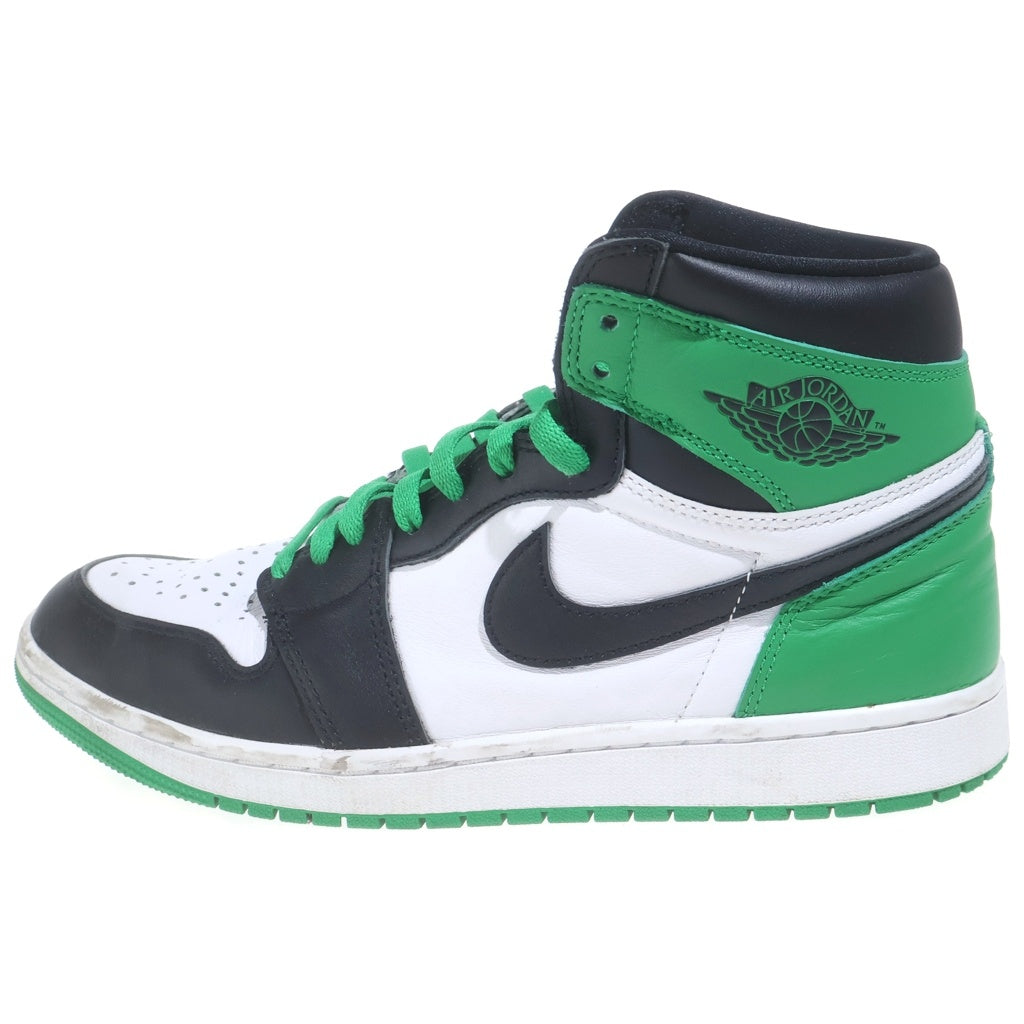 NIKE(ナイキ) AIR JORDAN 1 HI BBLACK LUCKY エアジョーダン1 ラッキー ハイカットスニーカー グリーン US9.5/27.5cm DZ5485-031