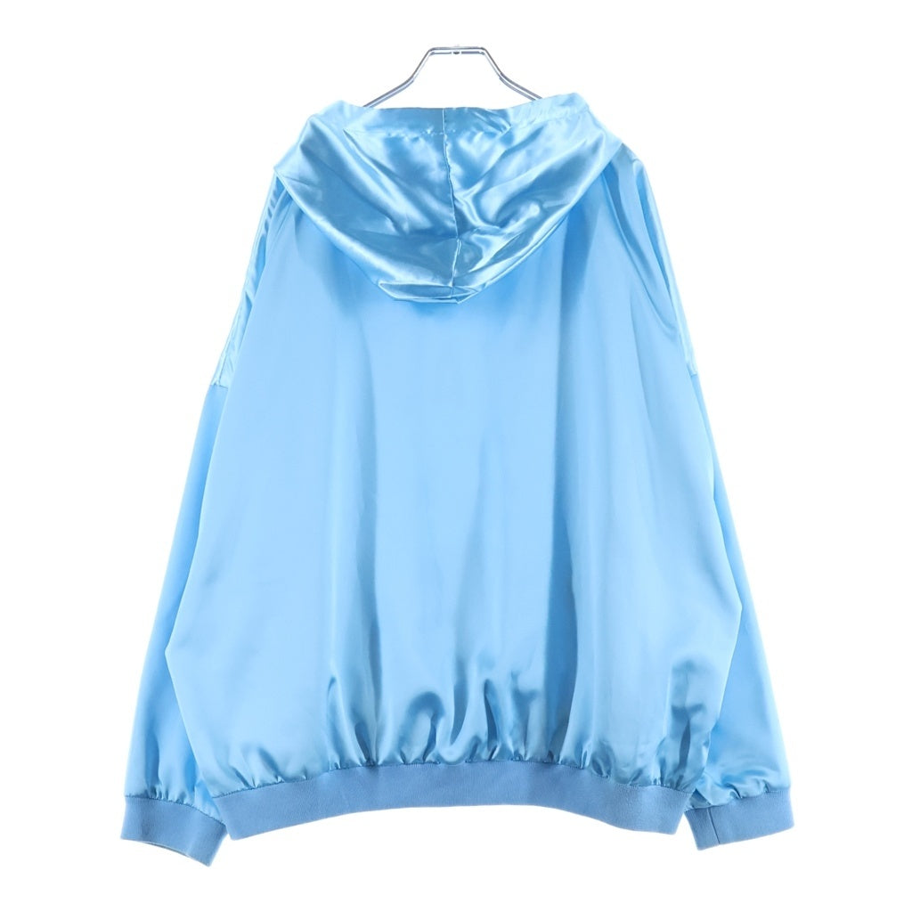 HUMAN MADE(ヒューマンメイド) 18AW DRY ALLS ドライ オールズ サテン フーデッド スウェット パーカー ブルー