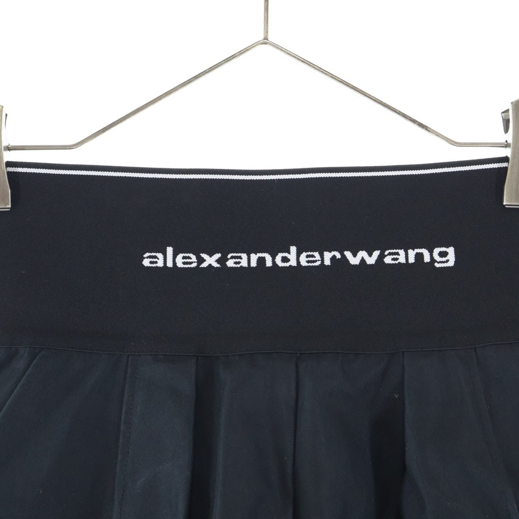 ALEXANDER WANG(アレキサンダーワン) ウエストロゴ ショートパンツ ブラック 1WC1224450 レディース