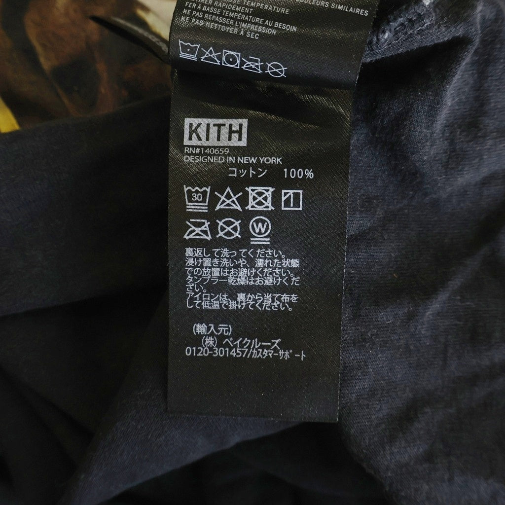 KITH(キス) 23AW Kith For A Bronx Tale German Poster Vintage S/S Tee 半袖Tシャツ カットソー ブラック KHM031964