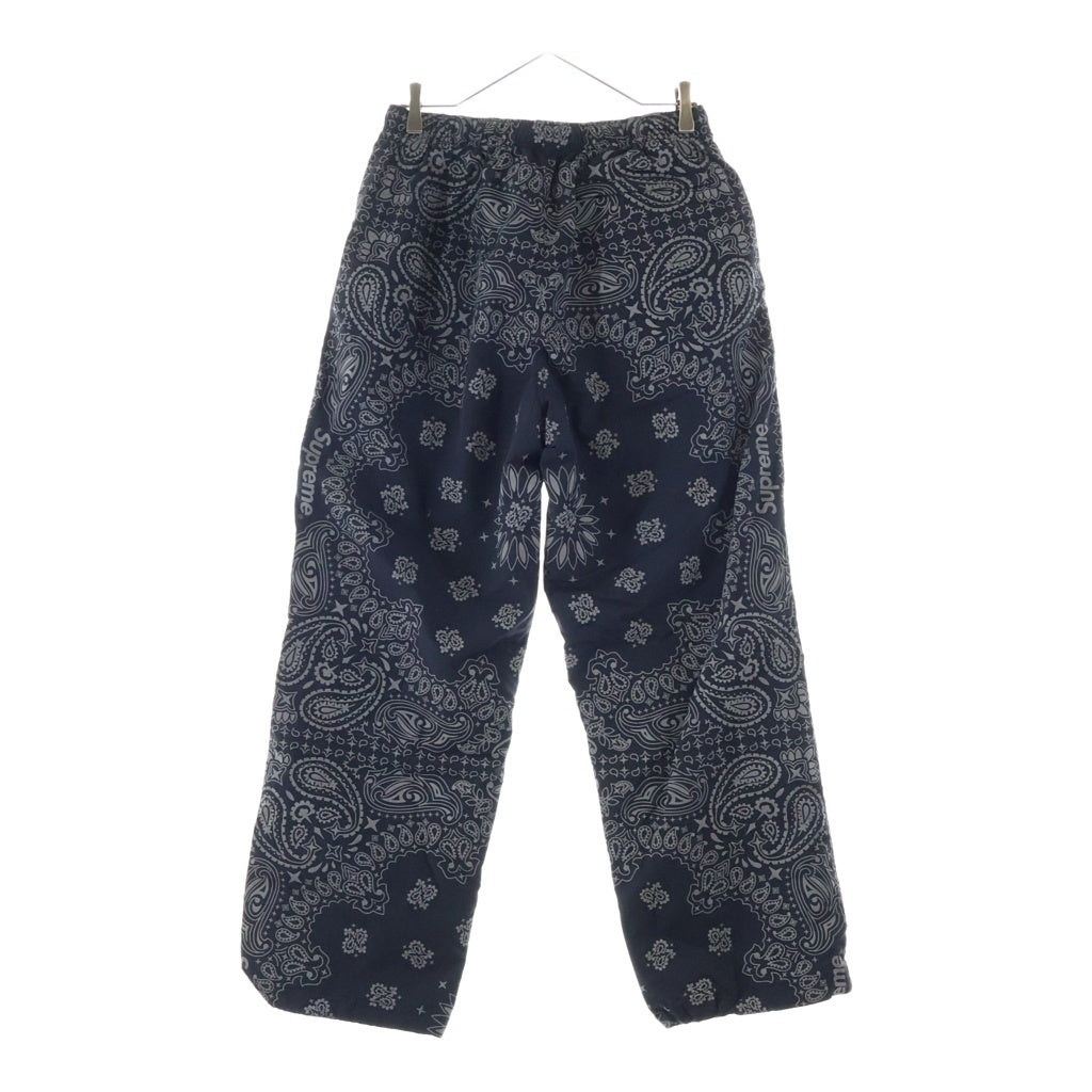 SUPREME(シュプリーム) 26SS Reflective Bandana Track Pant リフレクティブ バンダナ柄 トラックパンツ ブラック