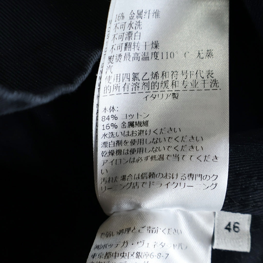 BOTTEGA VENETA(ボッテガヴェネタ) オーバーサイズ カバーオール 半袖シャツ ブラック