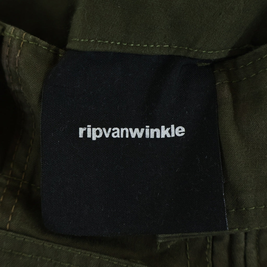 ISAMU KATAYAMA BACKLASH(イサムカタヤマバックラッシュ) 16AW ×RIPVANWINKLE × リップヴァンウィンクル リメイクジョッパー パラシュートパンツ カーキ BLR-003