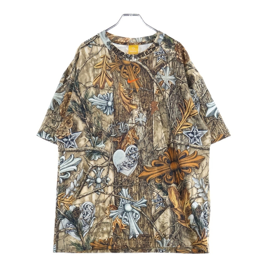 CHROME HEARTS(クロムハーツ) ×NIKE×NOCTA DRAKE ナイキ ノクタ ドレイク クルーネック半袖Tシャツ カットソー ブラウン