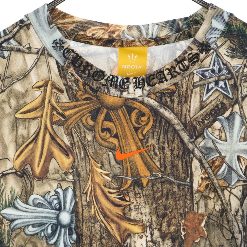 CHROME HEARTS(クロムハーツ) ×NIKE×NOCTA DRAKE ナイキ ノクタ ドレイク クルーネック半袖Tシャツ カットソー ブラウン