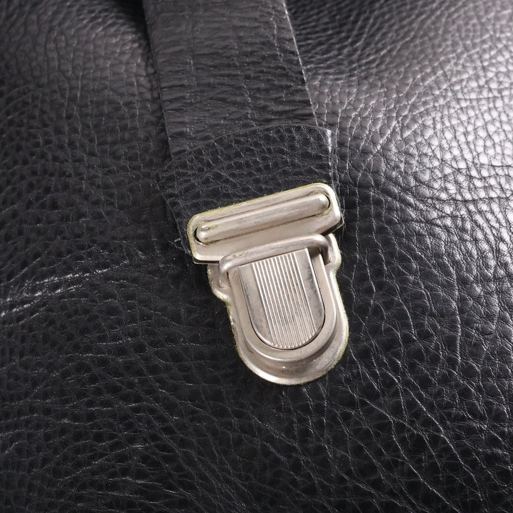 Maison Margiela(メゾンマルジェラ) レザー ナンバリングデザイン ショルダーバッグ ブラック