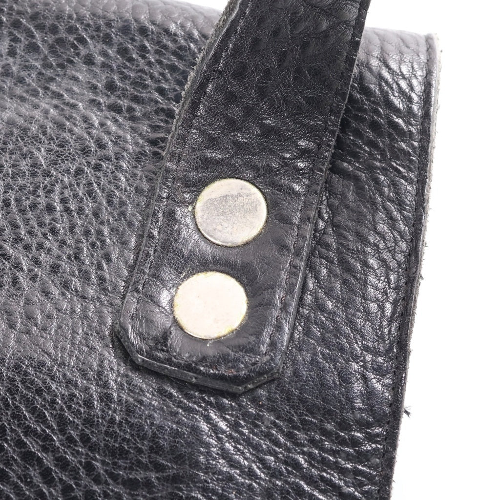 Maison Margiela(メゾンマルジェラ) レザー ナンバリングデザイン ショルダーバッグ ブラック