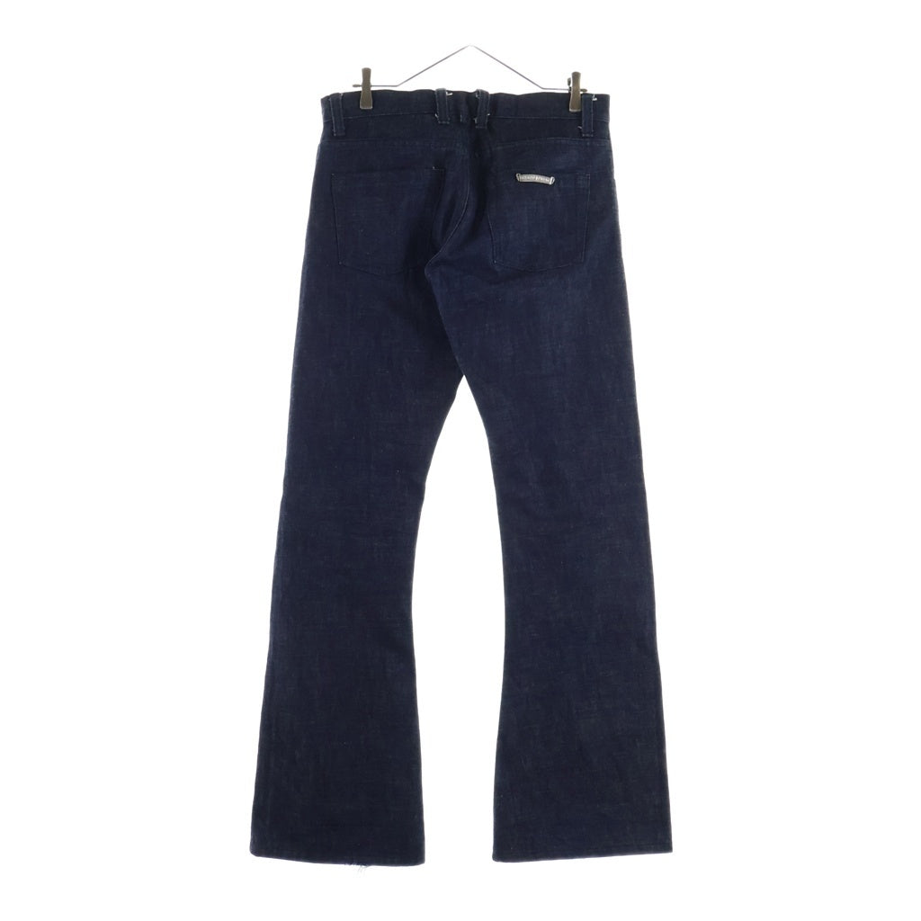 CHROME HEARTS(クロムハーツ) FLARE DNM PANTS CRS BTN INDIGO クロスボタンウォッシュドフレアデニムパンツ インディゴ