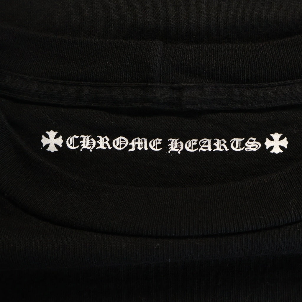 CHROME HEARTS(クロムハーツ) CH T-SHRT バックアーチロゴ プリント クルーネック半袖Tシャツカットソー ブラック