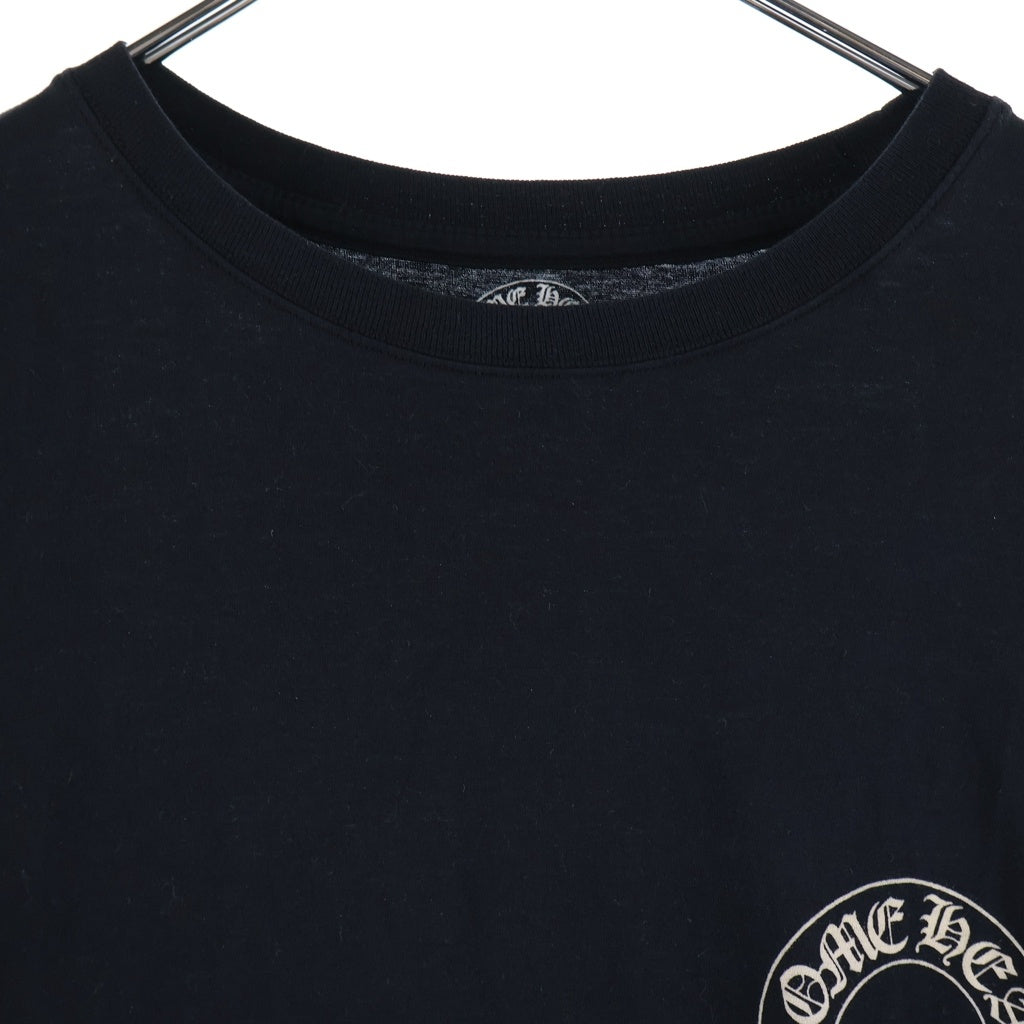 CHROME HEARTS(クロムハーツ) Horseshoe Short Sleeve Tee ホースシュー バックスクロールラベル 半袖Tシャツ カットソー ブラック