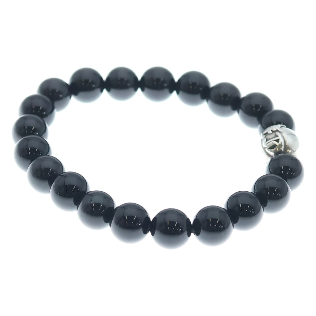 CHROME HEARTS(クロムハーツ) 10mm BEAD ビーズブレスレット ブラック