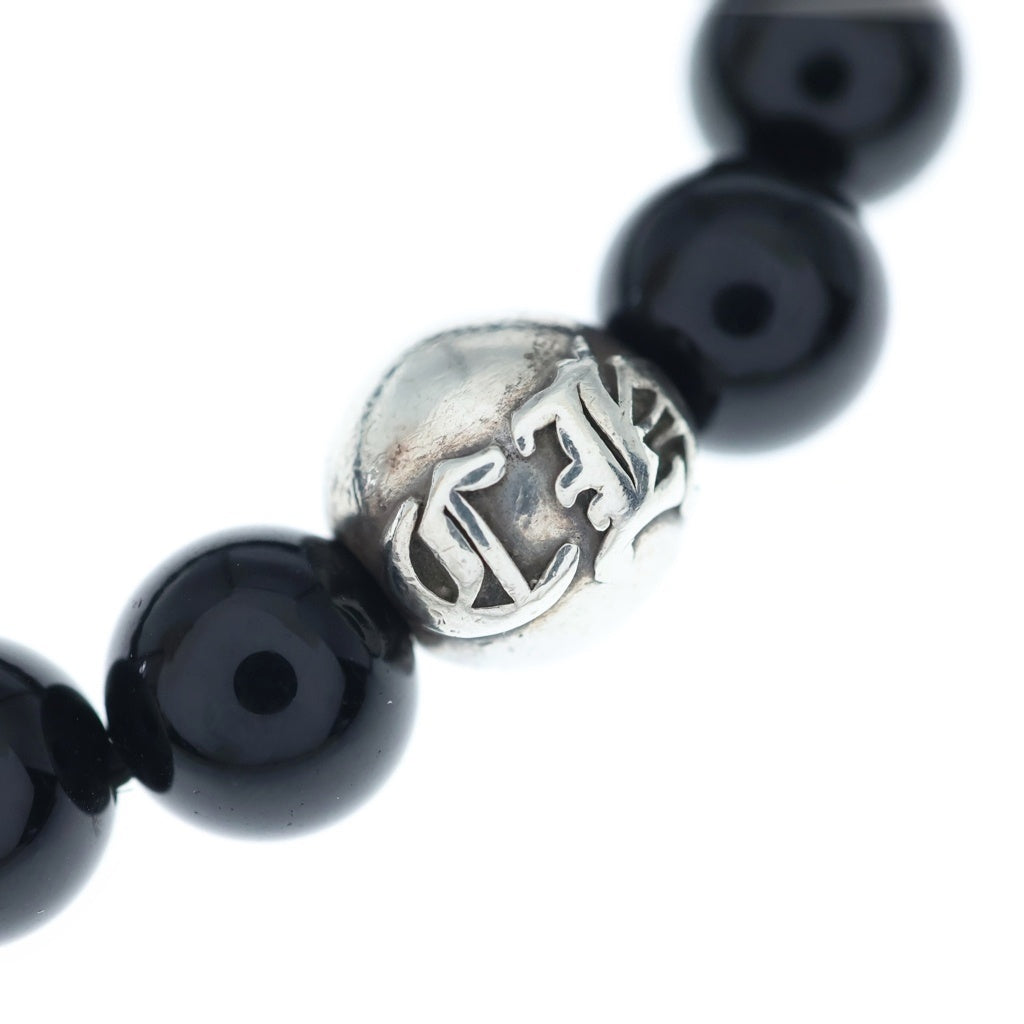 CHROME HEARTS(クロムハーツ) 10mm BEAD ビーズブレスレット ブラック