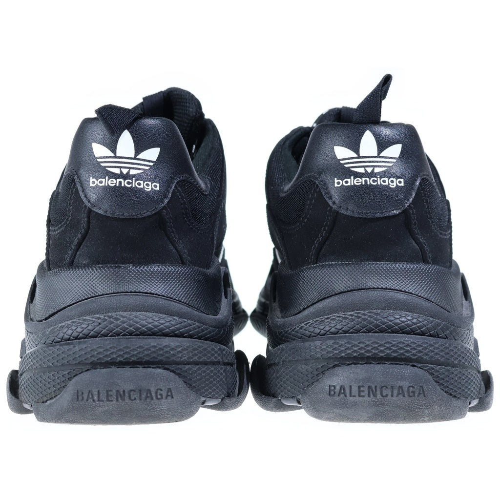 BALENCIAGA(バレンシアガ) × adidas TRIPLE S TRAINERS 712821 アディダス トリプルエス レースアップスニーカー ダッドスニーカー ブラック