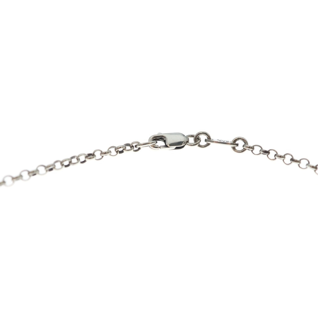 CHROME HEARTS(クロムハーツ) SCORLL LABEL NECKCHAIN CHAIN 18INCH スクロールラベル ロールチェーンネックレス シルバー