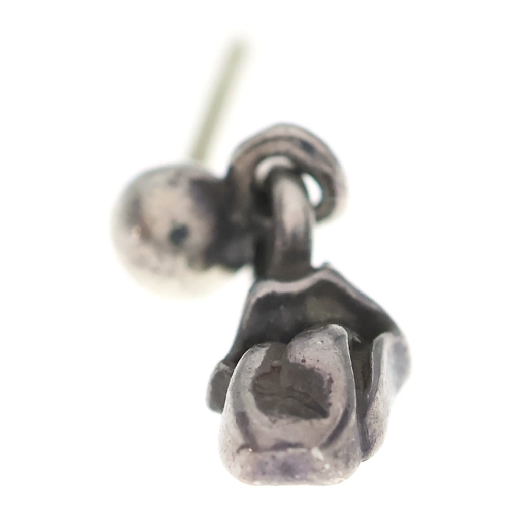 CHROME HEARTS(クロムハーツ) LIPSTONGUE PENDANT リップアンドタン スタッドピアス シルバー