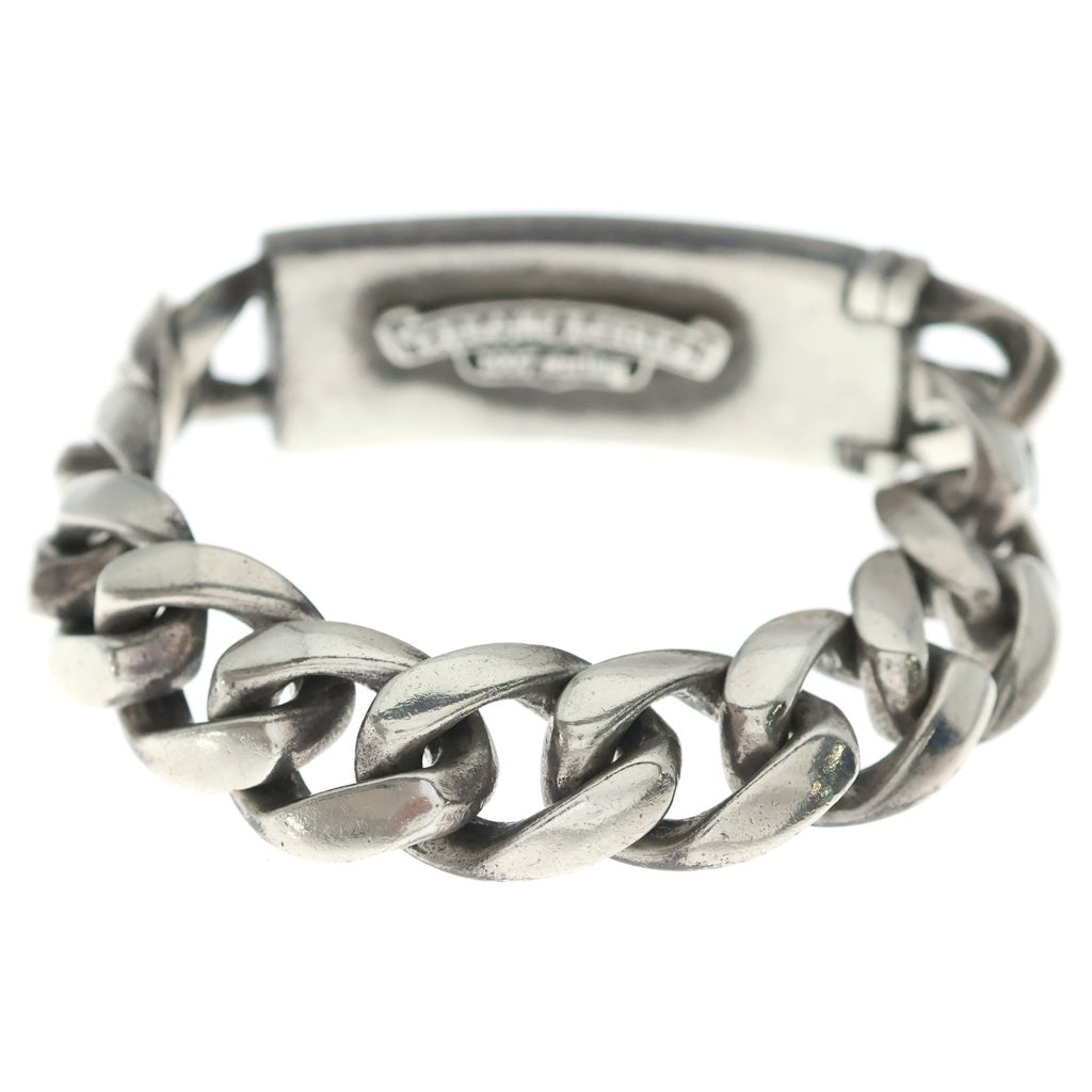 CHROME HEARTS(クロムハーツ) ID FLORAL CRS フローラルクロスIDクラシックリンク ブレスレット 11LINK シルバー BCA164