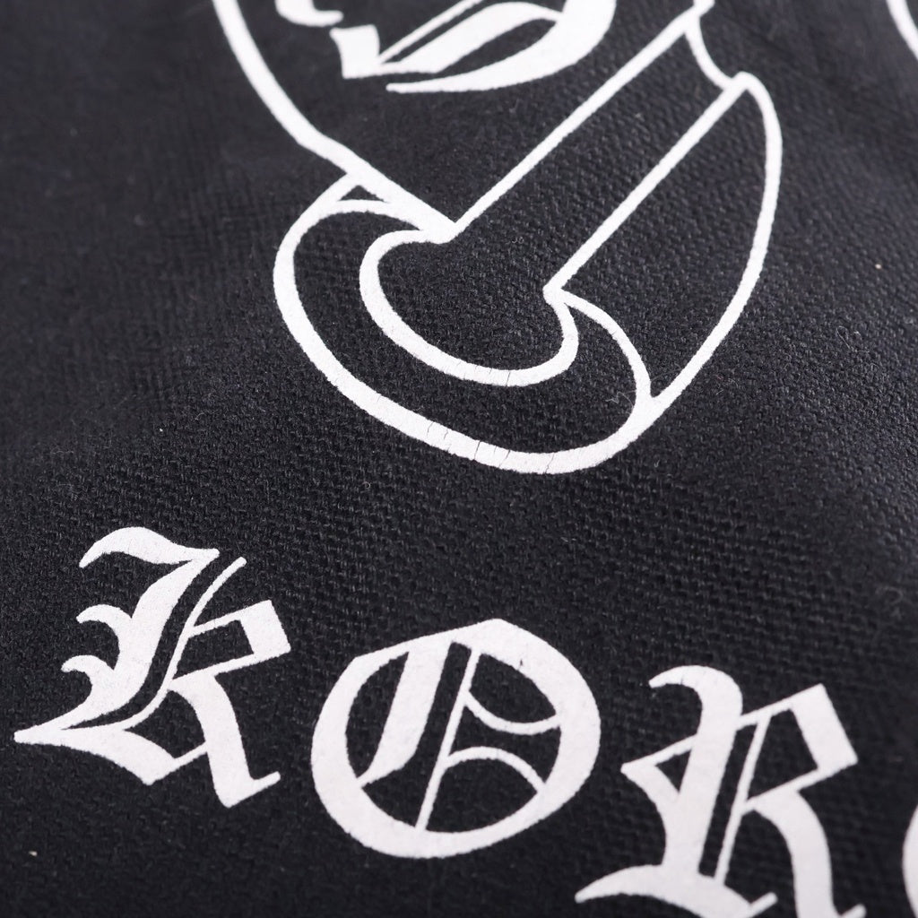 CHROME HEARTS(クロムハーツ) 韓国限定 ホースシュープリント トートバッグ ブラック