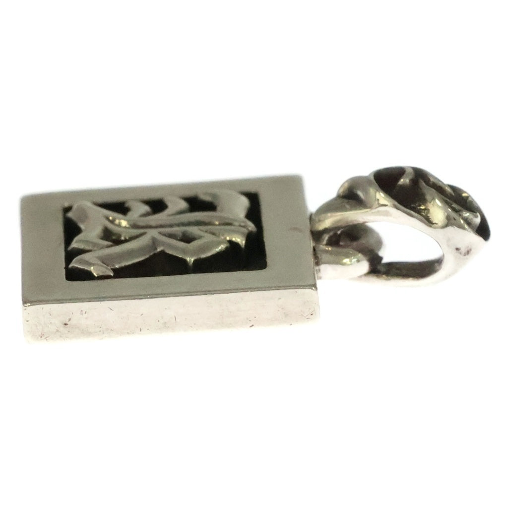 CHROME HEARTS(クロムハーツ) FRAMED LETTER BLOCK フレームド レターブロック K アルファベットチャーム シルバー レディース