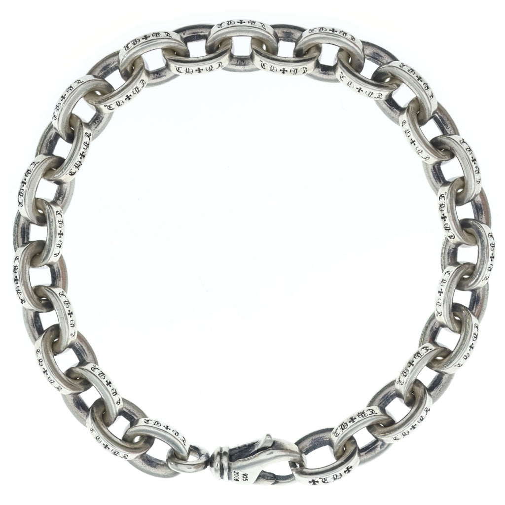 CHROME HEARTS(クロムハーツ) LARGE PAPER CHN ラージペーパーチェーン ブレスレット シルバー BCA170