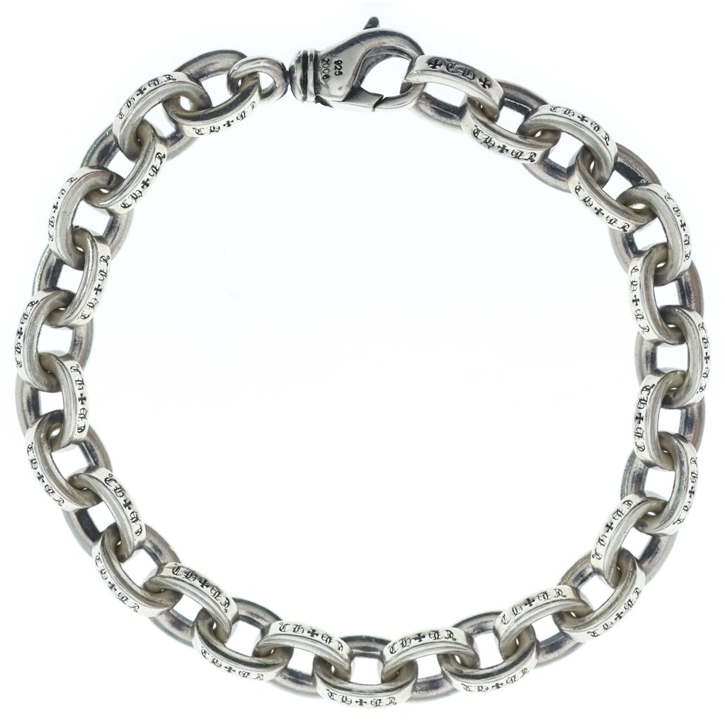 CHROME HEARTS(クロムハーツ) LARGE PAPER CHN ラージペーパーチェーン ブレスレット シルバー BCA170