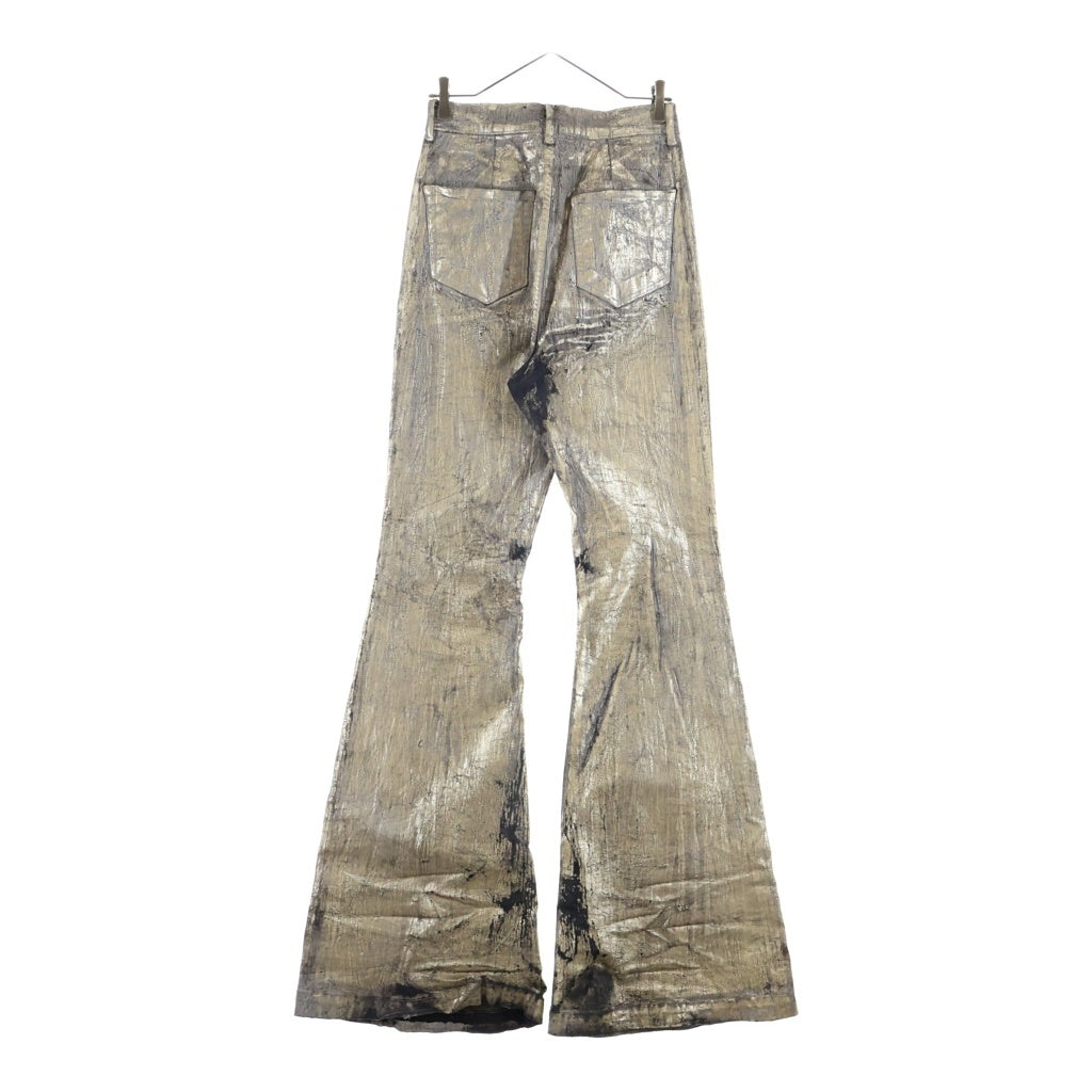 Rick Owens(リックオウエンス) 25SS BOLAN メタリック ボラン パンツ シルバー RR01E5309 SGMC
