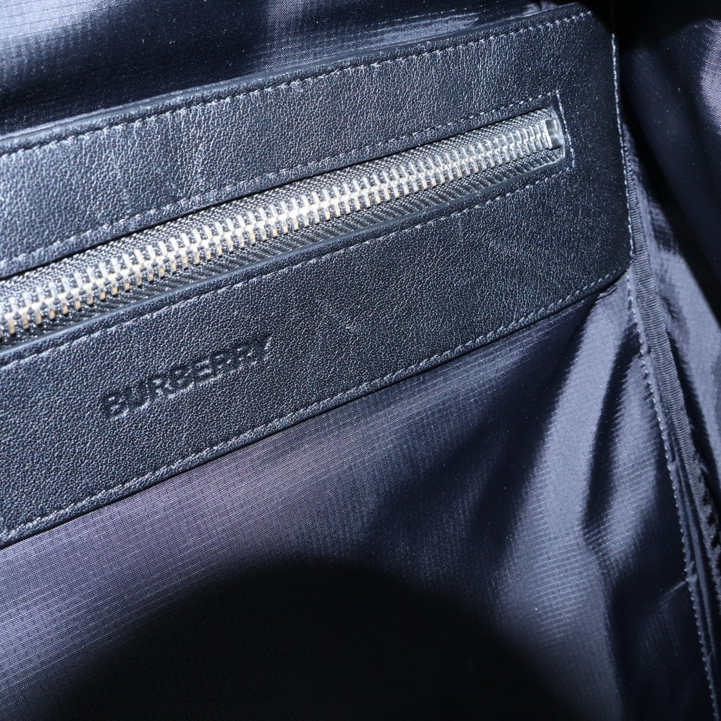 BURBERRY(バーバリー) ロゴプリント バックパック リュック ブラック 8021048