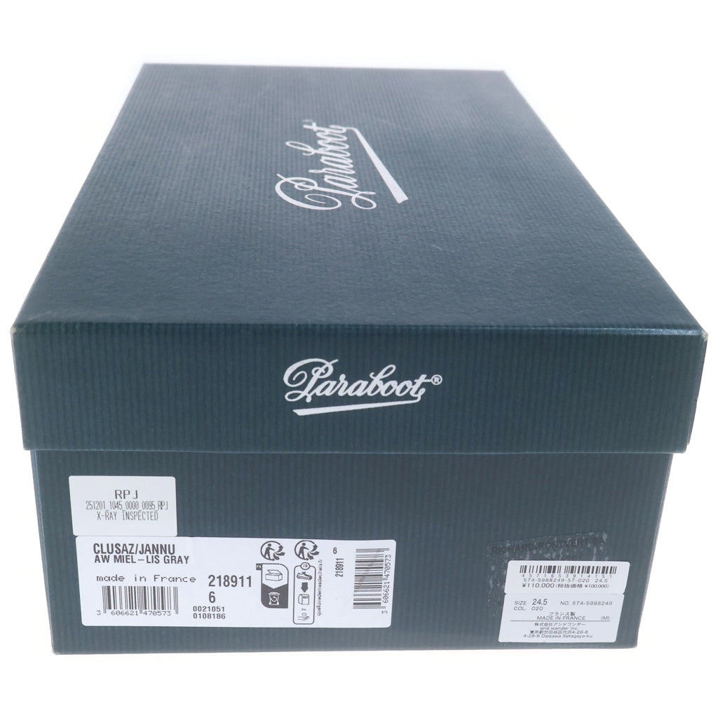 PARABOOT(パラブーツ) CLUSAZ JANNU クリュサ ジャンヌ レザー レースアップシューズ グレー 218911