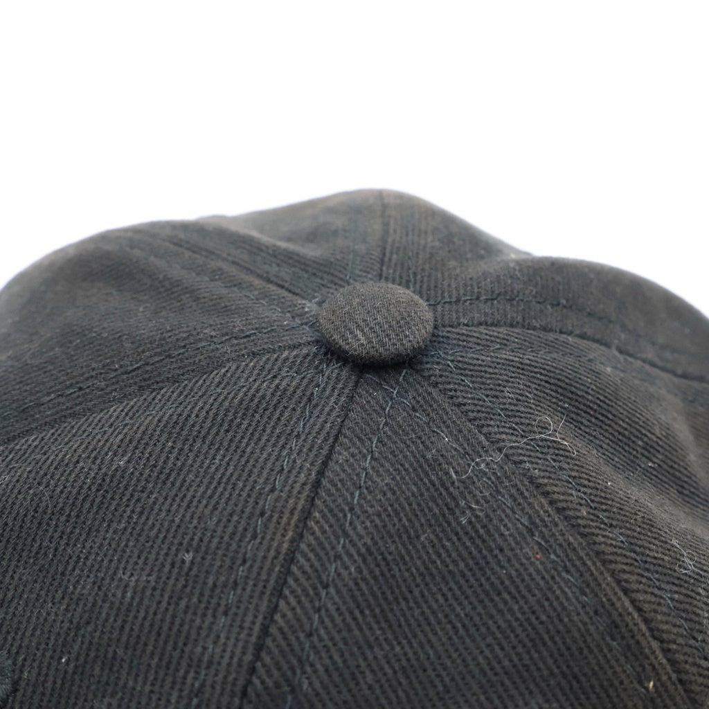 AMIRI(アミリ) 24SS BAROQUE LOGO DAD HAT ロゴ刺繍 ベースボールキャップ ブラック AMHACP1003
