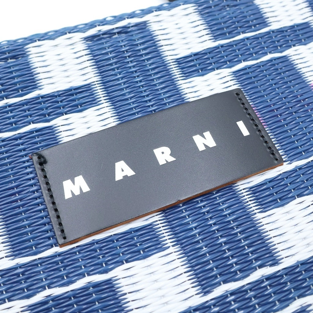 MARNI(マルニ) タタミトート バッグ ブルー/ピンク レディース