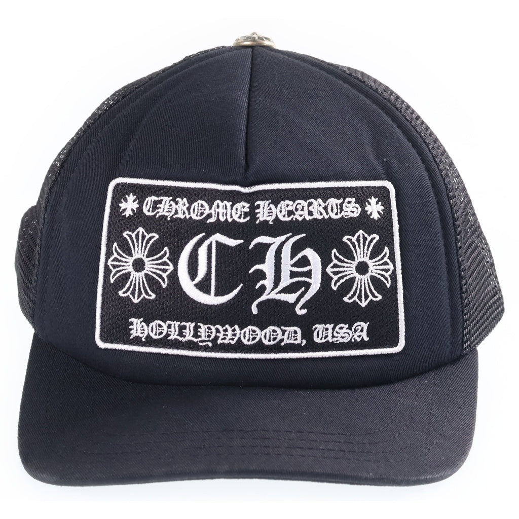 CHROME HEARTS(クロムハーツ) TRUCKER CAP CHパッチ メッシュ トラッカーキャップ 帽子 ブラック