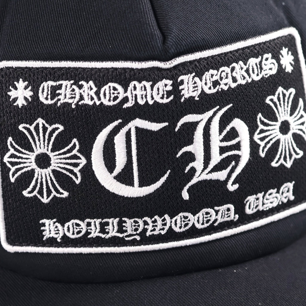 CHROME HEARTS(クロムハーツ) TRUCKER CAP CHパッチ メッシュ トラッカーキャップ 帽子 ブラック