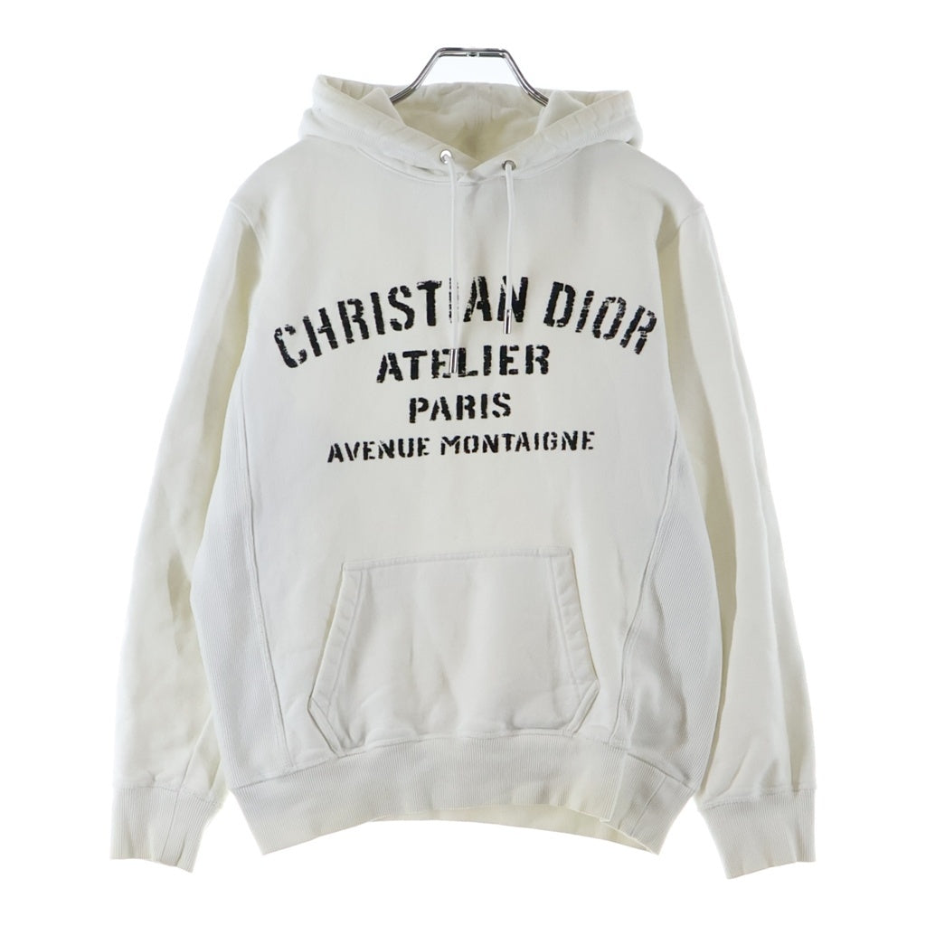 DIOR(ディオール) アトリエロゴ プルオーバーパーカー フーディー ホワイト 043J646A0531