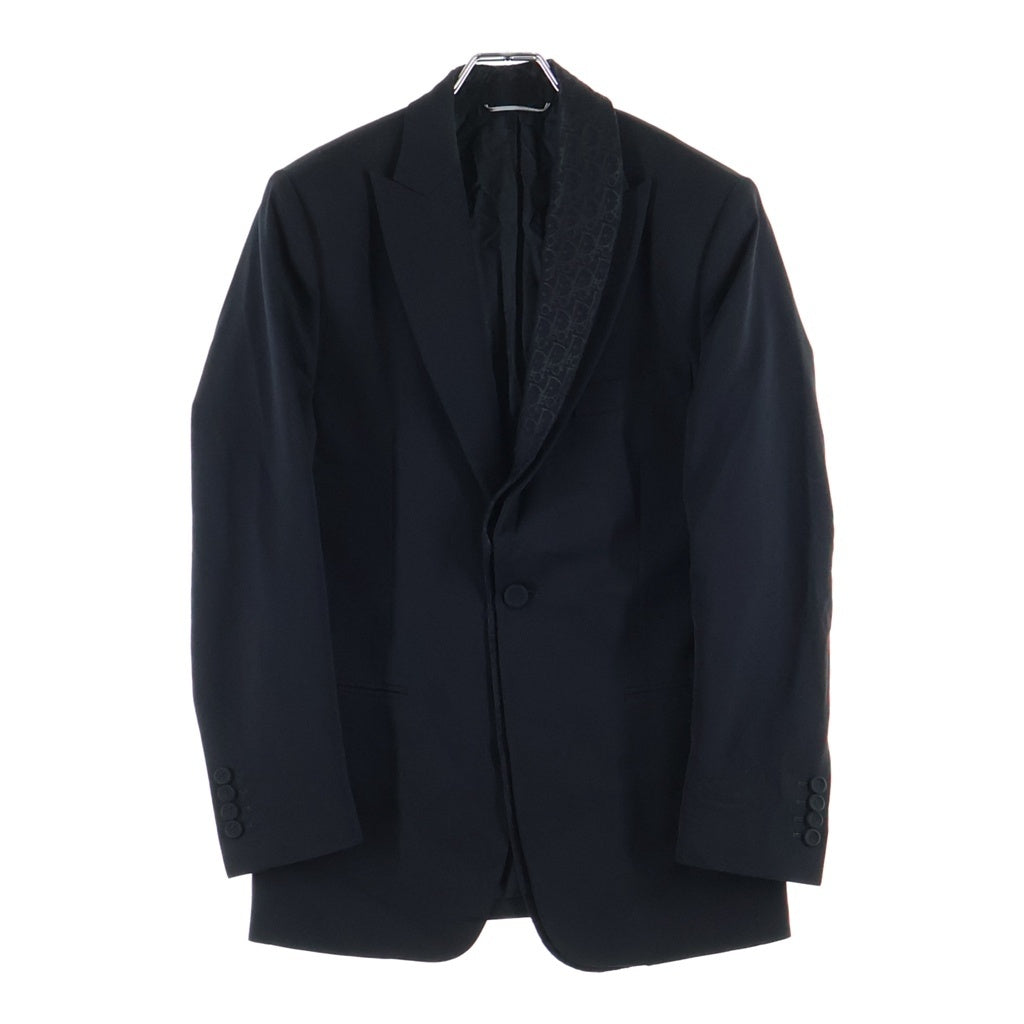 DIOR(ディオール) オブリークラペル 1Bテーラードジャケット ブラック 033C228B4739