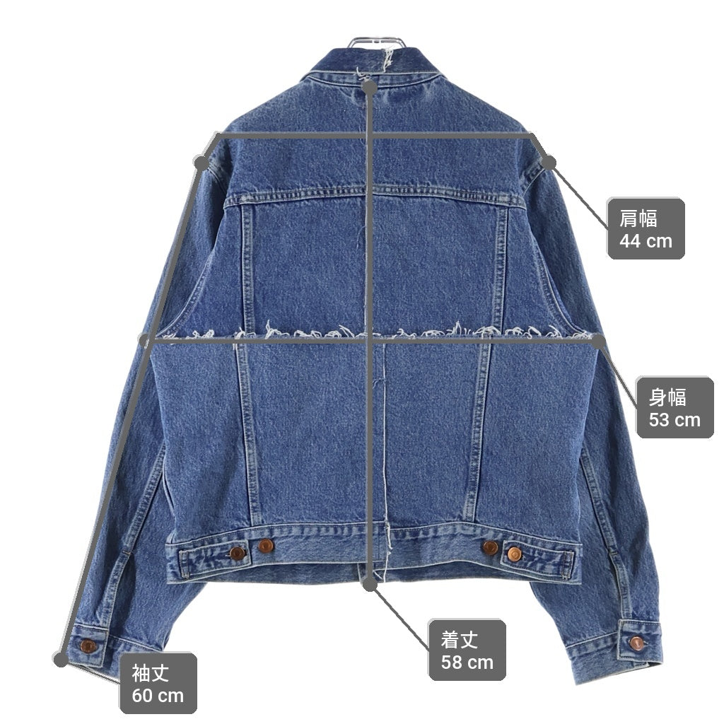 VETEMENTS(ヴェトモン) ×Levi's TRIBAL DENIM JACKET リーバイス トライバル 再構築 デニムジャケット インディゴ MAH19JA210