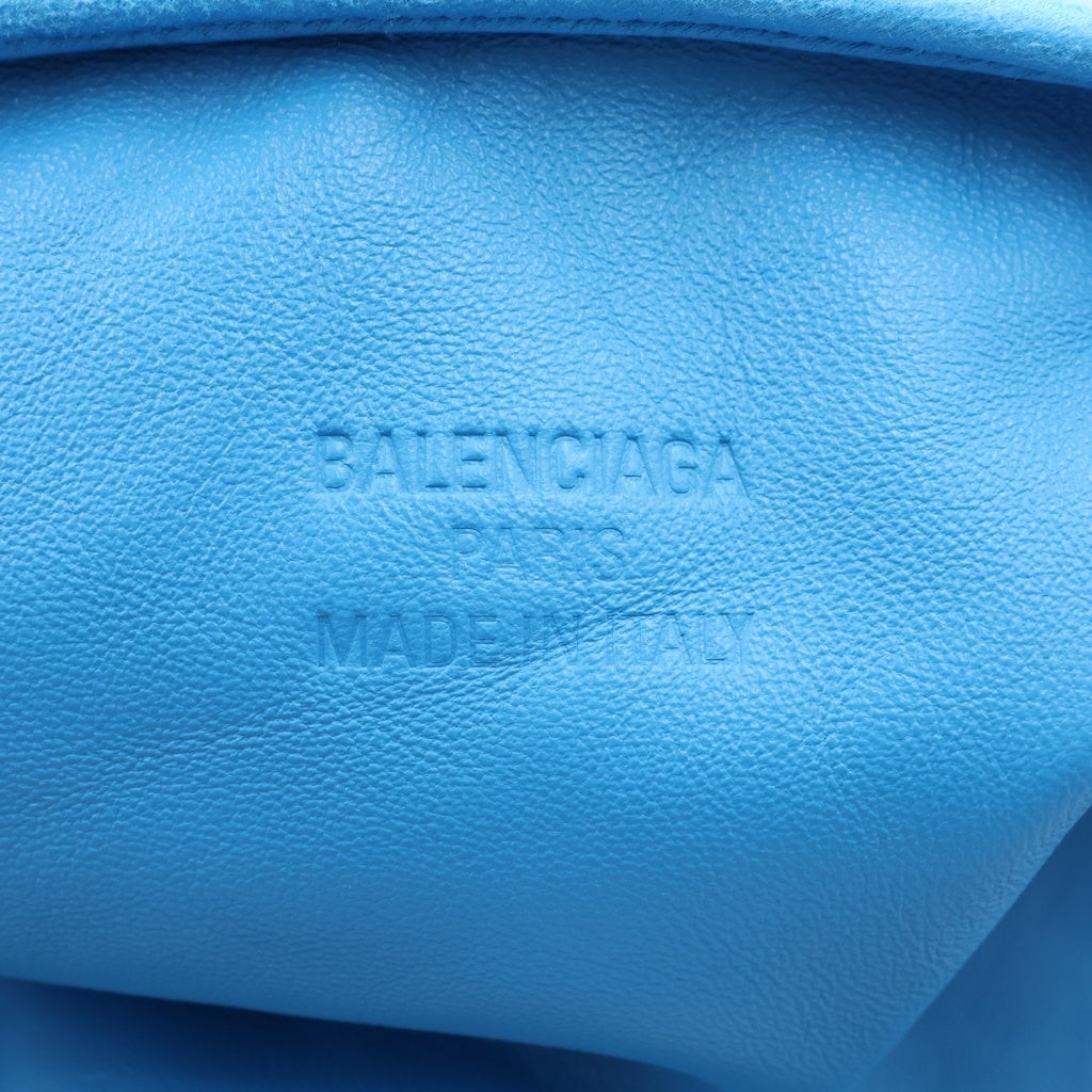 BALENCIAGA(バレンシアガ) LEOPOLDA XL サテン トートバッグ ブルー 789817 レディース