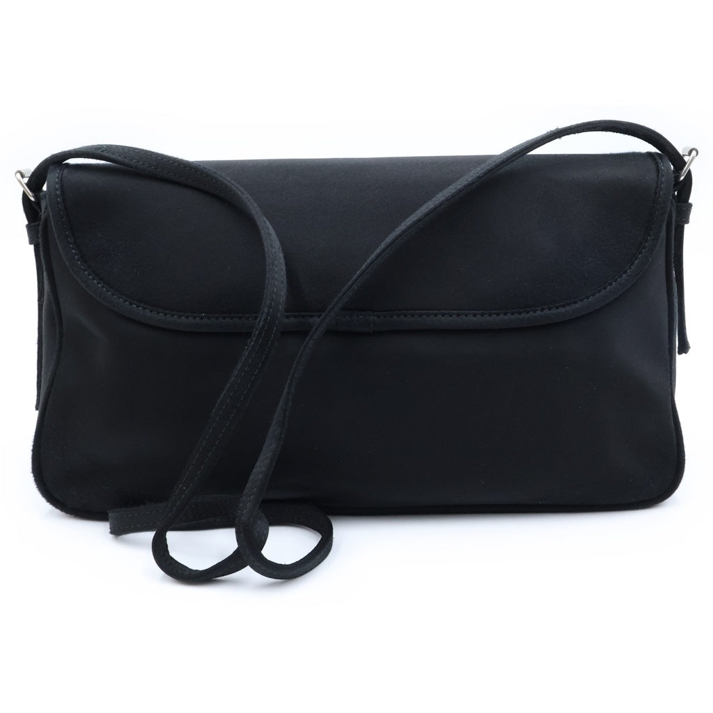 BALENCIAGA(バレンシアガ) LEOPOLDA POCHETTE サテン ショルダーバッグ ブラック 791997 レディース