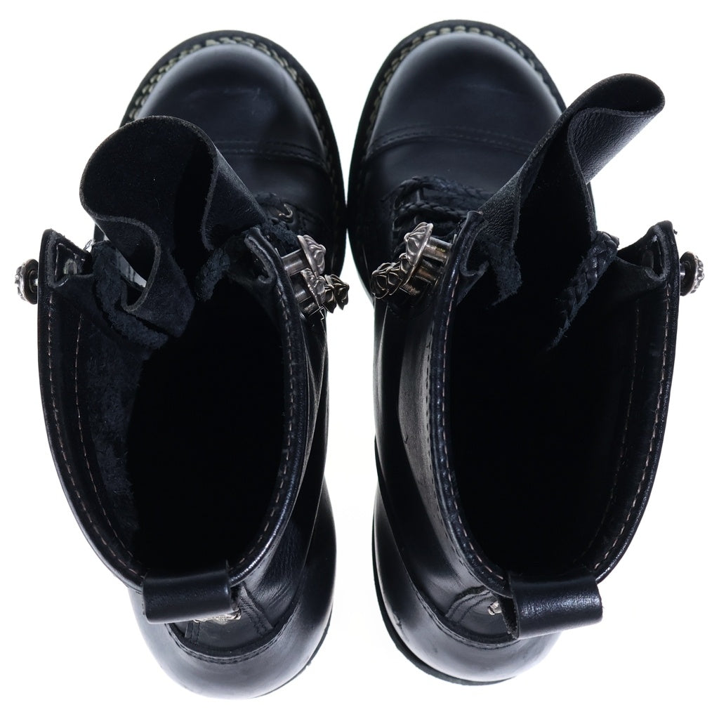 CHROME HEARTS(クロムハーツ) ×WESCO JOBMASTER ウエスコ ジョブマスター レザーブレードレースアップ レザーブーツ ブラック