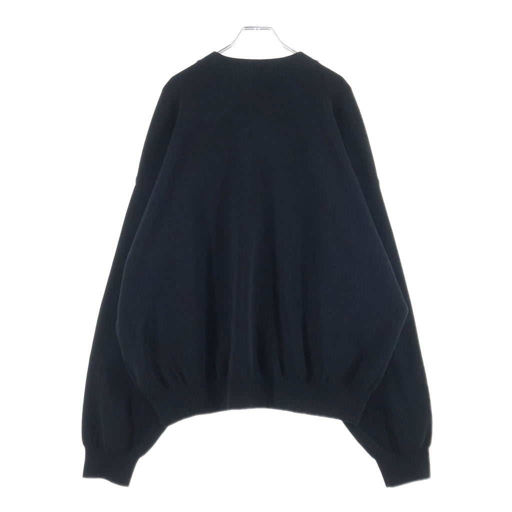 ALEXANDER WANG(アレキサンダーワン) エンボスロゴ クルーネックニット セーター ブラック 1LC3231017