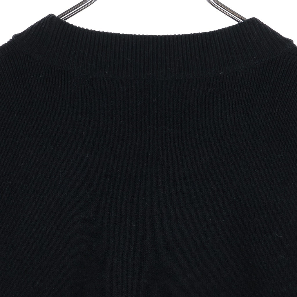 ALEXANDER WANG(アレキサンダーワン) エンボスロゴ クルーネックニット セーター ブラック 1LC3231017