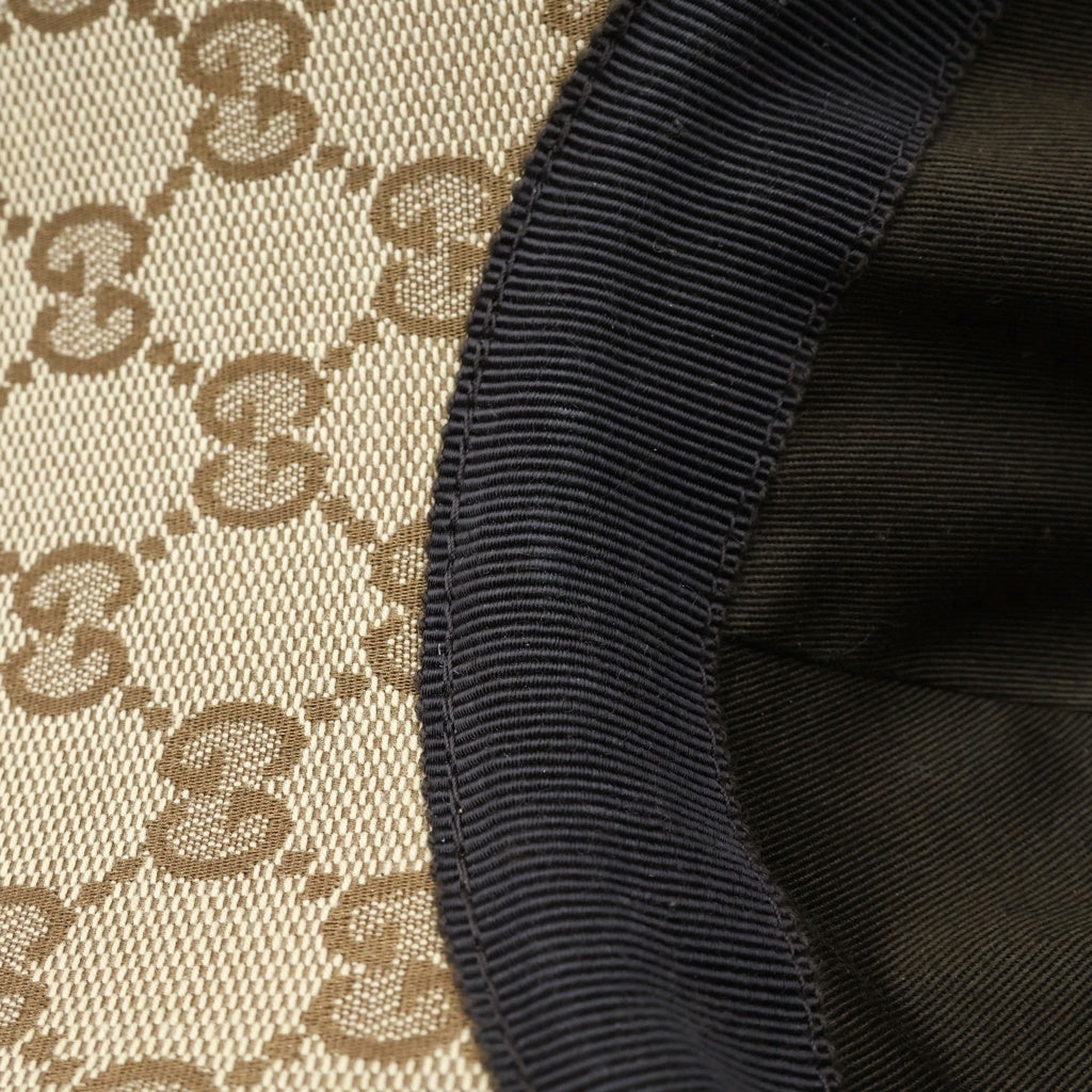 GUCCI(グッチ) シェリーライン GGキャンバス ベースボールキャップ 帽子 ブラウン 200035 レディース