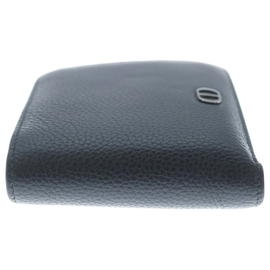 DIOR(ディオール) CDアイコン レザーウォレット 二つ折り財布 ブラック 2ESBC027CDI