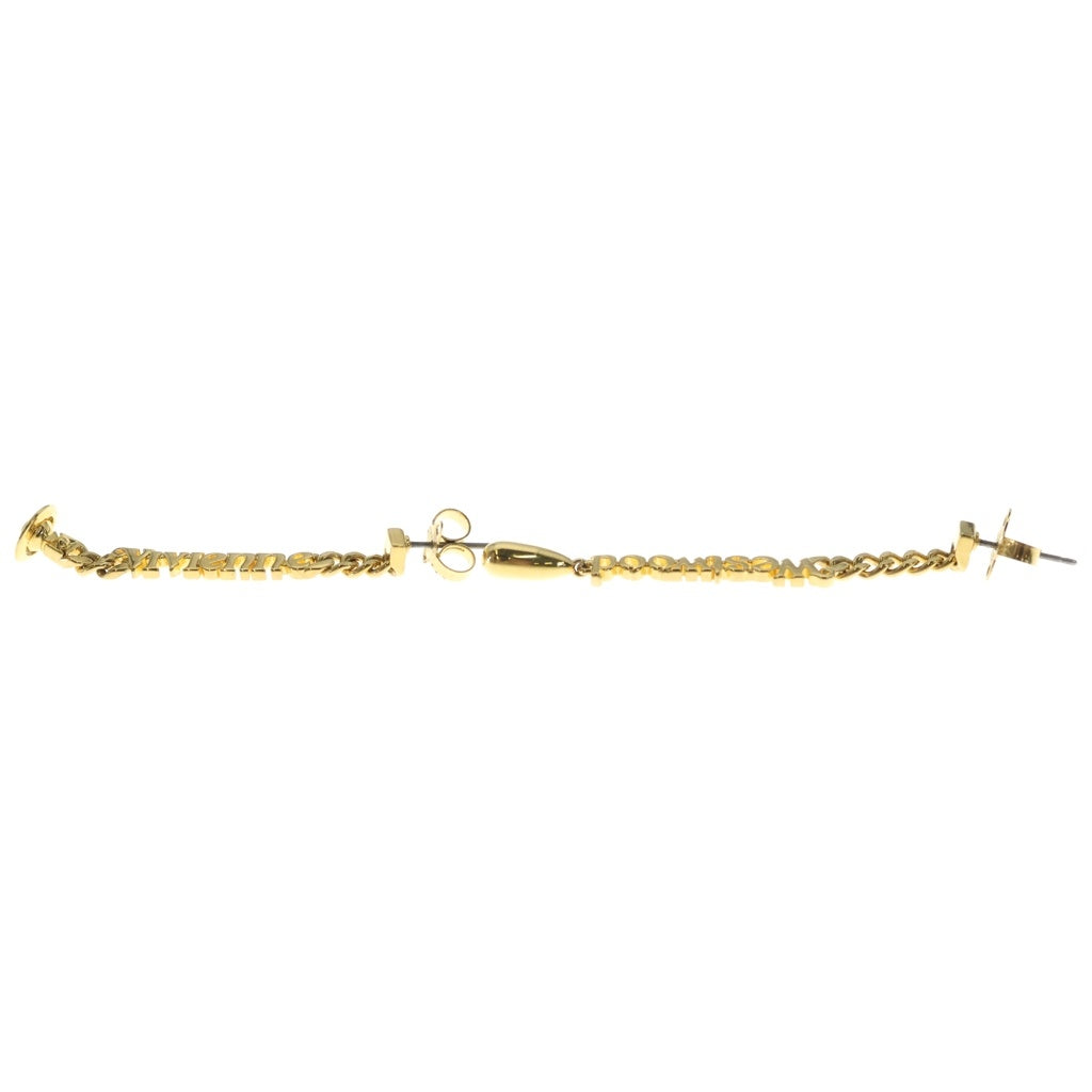Vivienne Westwood(ヴィヴィアンウエストウッド) ロゴプレート ピアス ゴールド レディース