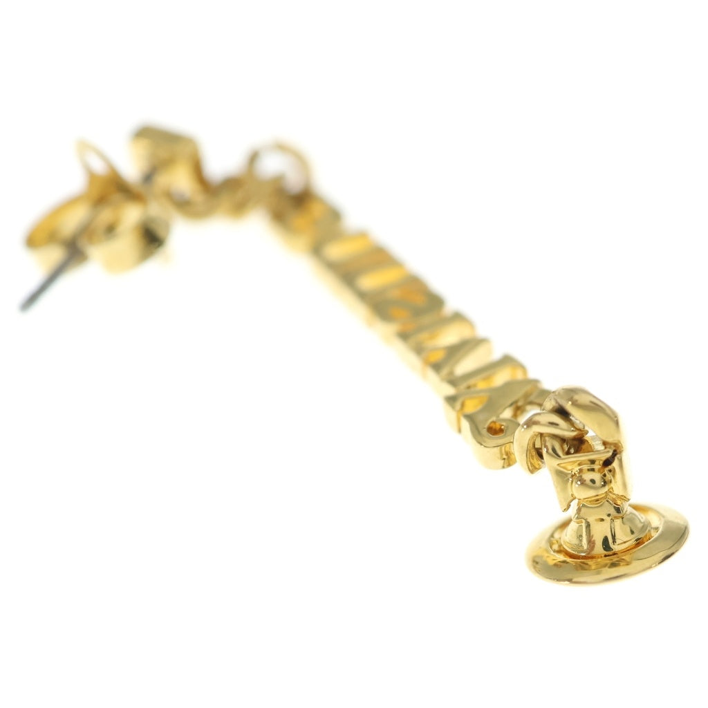 Vivienne Westwood(ヴィヴィアンウエストウッド) ロゴプレート ピアス ゴールド レディース